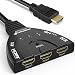 Fosmon 3-Port HDMI Switch 4K, 3x1 Switcher (Automatic Switching) Support Ultra HD 3D HDR Full HD 1080P HDCP, HDMI Splitter Hub Compatible with Apple TV Roku Fire TV Stick HDTV PS4 Xbox One Chromecast primary