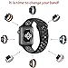 Band forApple Watch - 42mm Soft Silicone Replacement Band for Apple Watch Series 2, Series 1, Sport, Edition (Gray+Black)
