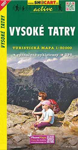 High Tatra Mountains - Vysoke Tatry (Slovakia, Poland) 1:50,000 Hiking Map, GPS-precise, SHOCArt, 2012 edition