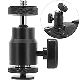 1/4" Hot Shoe Adapter Mount Camera Ball Head Hot Shoe Mount with 1/4" Tripod Screw Head for Lightweight Light LCD Monitors Flash Photography Studio Action Camera