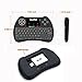 AuviPal R9 2.4GHz Mini Wireless Keyboard Mouse Combo with 2 in 1 USB Cable for amazon fire tv stream (2nd Gen), Android Phone/Tablet / TV Box and More - RGB Colorful Backlit Version