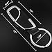 Lecxci Practical Hanging Casual Car Keychain, Home Key Tags Holder for Men Women (1-ring, Silver)