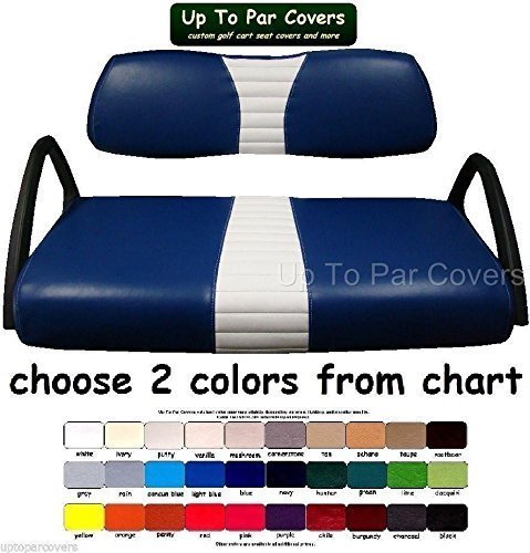 Club Car DS 2000+ Custom 1-Stripe Golf Cart Seat Cover Set M