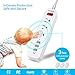 Power Strip with USB,3 Outlet Multiplier Surge Protector,3 USB Ports(2.4Ax3) Charging Station,USB Strip Charger,5ft Extension Cord for Tablets Phones Home Office School,White