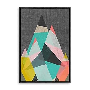 Framed Home Artwork Golden Abstract Art for Living Room Bedroom