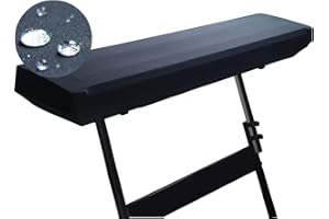 Mooson Piano Dust Cover 61-88 Keys Weighted Keyboard Small Keyboard Piano Covers Waterproof Locking Clasp Keep It From Dust and Dirt (76-88 KEYS)