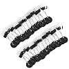 Tinksky-Fishing-Rubber-Float-Stopper-Beads-Bobber-Stoppers-Pack-of-ApproxPack-of-100-Size-S-Black