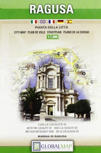 Ragusa : pianta della citta (English, Spanish, French and Italian Edition)