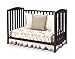 Delta Children Capri 3-in-1 Convertible Baby Crib, Dark Chocolate