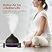 Diffuser with Remote Control, Anjou Ultrasonic Aromatherapy Essential Oil Diffuser 500ml, Cool Mist Humidifier Decor with 16 Colors,Reduce Noise Design, Up to 12 Hours of Mist, Low Water Auto Shut-Off