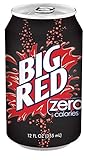 Big Red Zero Soda, 12 Ounce (12 Cans)