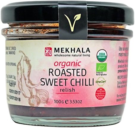 Mekhala Organic Gluten Free Roasted Thai Chili Paste Value Pack (3x3.5oz)