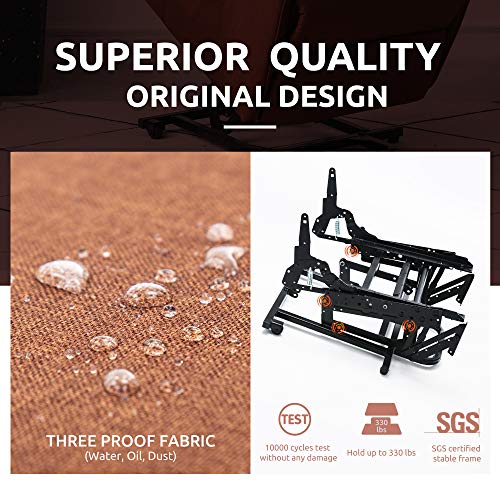 ERGOREAL Power Lift Chair Recliners for Elderly Heat&Massage Electric