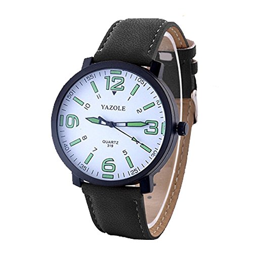 Mens luminous watches luxury clock quartz wrist watch w…