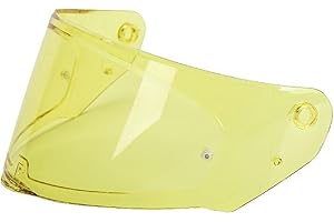 LUMFEERIX for LS2 Helmet Visor Replacement, For Ls2 Helmets Outer Shield (Yellow)