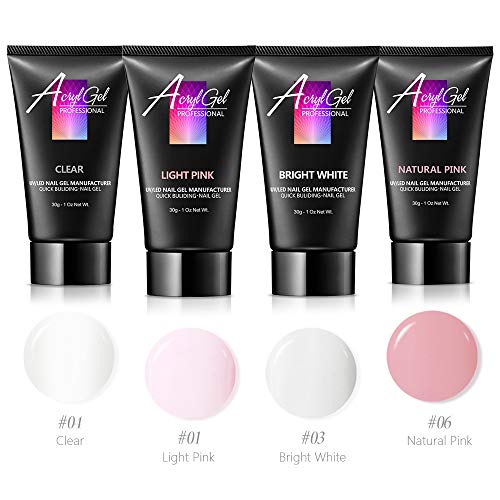 Modelones poly gel nail set- nail extension builder gel…