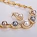 HongHu Elegant Beads Simulated Pearl Necklace Female Accessories Costume Fashion Jewelry Sets For Party
