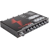 Precision Power E.DZ 7-Band Dual Zone Graphic Equalizer with Auxiliary Input and Independent Subwoofer Control