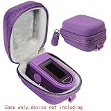 WGear Case for Zacurate Pro 500DL, Childrend: Innovo Deluxe, Santamedical 2. Facelake FL400 t. FL350: Vive Precision Spo2 Accumed cms-50dl, 50D1, Healthtree (Purple)