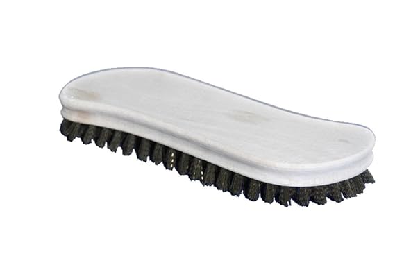 MAAJ® PARKETTBÜRSTE MIT VOLLSTÄNDIGER MESSING-BESTÜCKUNG IN S-FORM - MADE IN GERMANY