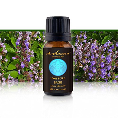 Sage Oil, 100% Pure Essential Oil - For Professional Aromatherapists (For Home Use, see Warnings) 15 mL