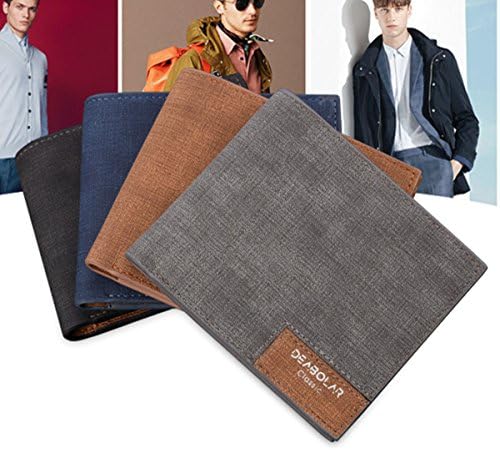 Mens Bifold Slim Wallets,Front Pocket Minimalist Wallet