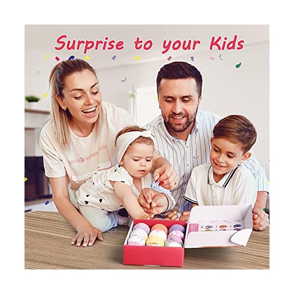 Homasy-Bath-Bombs-12-Packs-Bath-Bomb-Gift-Set-Fizzies-Body-Moisturize-Perfect-for-Bubble-Spa-Bath-Pure-Natural-Scents-Handmade-Day-Gift-for-Kids-Mom-Girlfriend-Friends-Family-Members Homasy Bath Bombs, 12 Packs Bath Bomb Gift Set, Fizzies Body Moisturize, Perfect for Bubble & Spa Bath, Pure Natural…