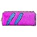 MHJY Mermaid Sequin Pencil Case Magic Sequins Cosmetic Bag Makeup Pouch Glitter Color Changing Stationary Case Reversible Sequins Makeup Organizer Handbag