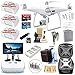 DJI Phantom 4 PRO PLUS (PRO+) Drone Quadcopter (Remote W/ Integrated Touch Screen Display) Bundle Kit with 3 Batteries, 4K Professional Camera Gimbal and MUST HAVE Accessories