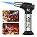 Cooking Torch, Kitchen Torch Culinary Butane Torch for Cooking, Baking, BBQ, Refillable Blow Torch Lighters with Adjustable Flame and Safety Lock - Butane Gas Not Include