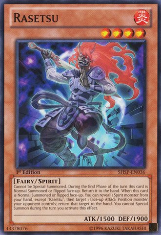 Yu-Gi-Oh! - Rasetsu (SHSP-EN036) - Shadow Specters - 1st Edition - Common