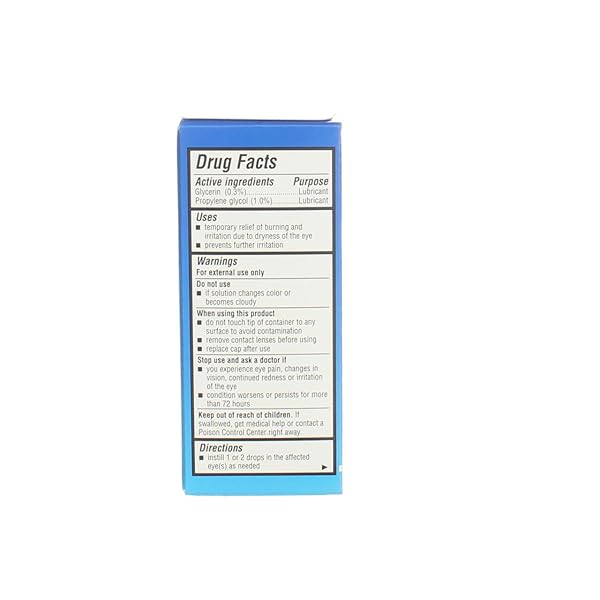 BAUSCH & LOMB ADVANCED EYE RELIEF DRY EYE LUBRICANT EYE DROPS 1OZ ( PACKS OF 3)
