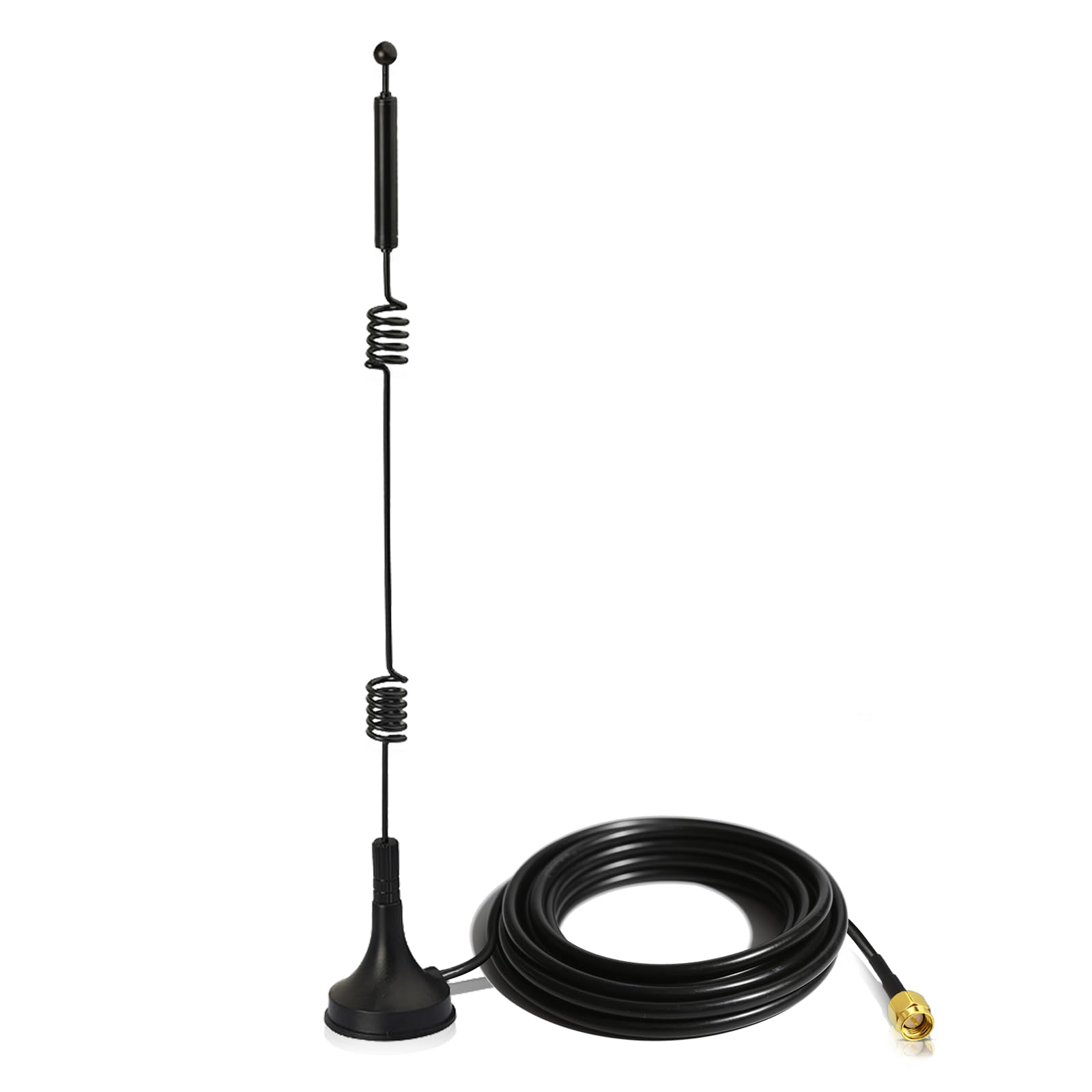 Bingfu WiFi Antenna Aerial Dual Band 2.4GHz/5GHz/5.8GHz 9dBi Magnetic Base SMA Connector Aerial for WiFi Router Security Recorder Vehicle Truck Trailer Reversing Monitor