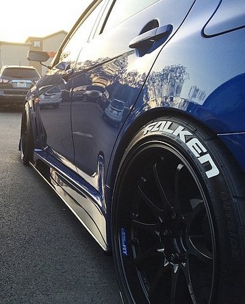 Tire Stickers Falken Permanent Tire Lettering Kit USA Made with Glue - Custom Sizing/Colors - (Pack of 8) - Thumbnail 4
