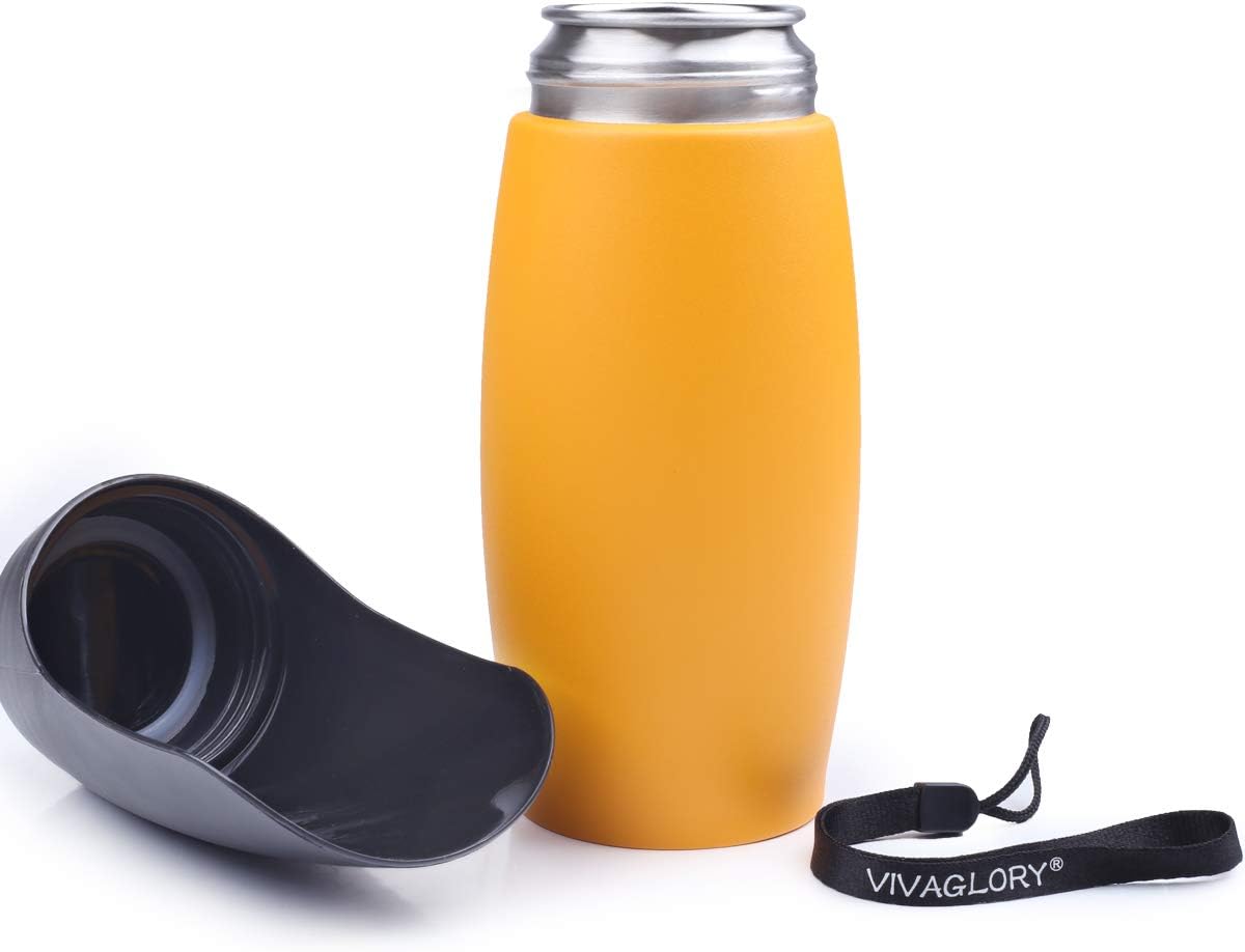 VIVAGLORY Pawhike Dog Water Bottle, Dog Drinking Bottle for Travel & Walking with Strap - Image 5