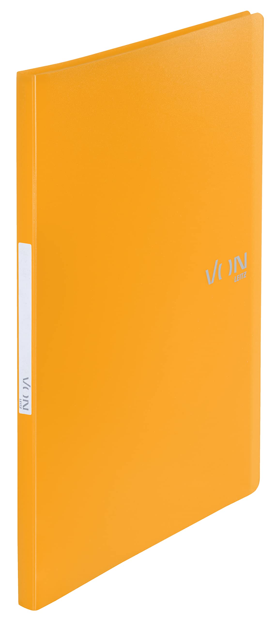 VON Leitz 46690015 A4 Display Book with 30 Compartments Polypropylene Folder Presentation Folder for 60 Sheets Flexible Document Tray for School, Study & Household, Yellow