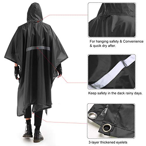 3 ANDAKE+Raincoat+Portable+Reusable+Waterproof