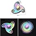 Mbaoluo Spinner Fidget EDC ADHD Focus Toy Ultra Durable High Speed 1-5 Min Spins Precision Kirsite (Rainbow)