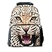 3D Cheetah Print Children School Backpack with Laptop Compartment Bag Boys Girl