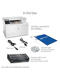 HP Laserjet Pro M180nw All in One Wireless Color Laser Printer