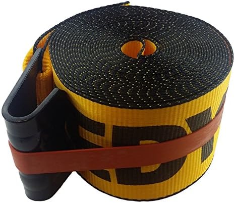 Kinedyne 4" x 27 Ft Winch Strap with Flat Hook