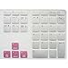 Dogxiong for Apple iMac G6 Keyboard with Numeric Keypad NumberPad Print with: Ableton Live Functional Shortcuts Hot Keys Design Silicone Keyboard Skin Cover [US/EU Layout]