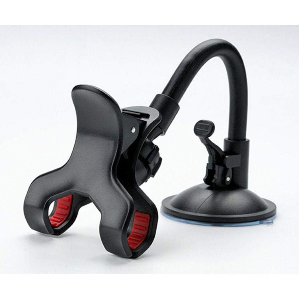 UpBeauty Generic 360 Degree Rotation Adjustable Arm Double Clip Car Cell Phone Holder Stands