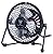 Fan-Steel Metal Construction 4"Black Desk Top High Velocity Personal