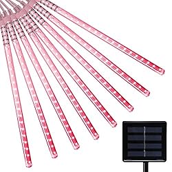 VMANOO LED Outdoor Lights 8 Tube Meteor Shower Rain
