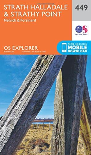 Strath Halladale & Strathy Point Map | Melvich & Forsinard | Ordnance Survey | OS Explorer Map 449 | Scotland | Walks | Hiking | Maps | Adventure