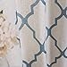 Moroccan Print Tier Curtains Kitchen Cafe Half Window Panels 1 Pair 26