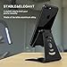 Adjustable Cell Phone Stand, iPhone Stand, Pasonomi Smartphone Cradle, Dock, Holder for iPhone 8 X 7 6 6s Plus 5 5s 5c Samsung Galaxy S8 S7 S6 Note 5 Note 8 Charging Stand (Black)