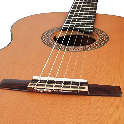 6 Pieces Classical Guitar Strings Nylon Silver Plated Copper Alloy Wrapped String for Classical Guitar