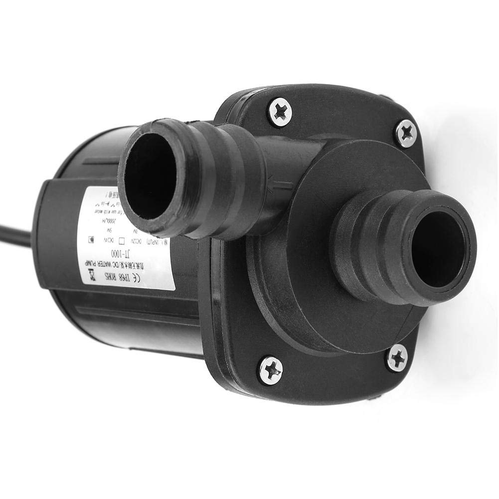 Water Pump, JT-1000A-12 Adjustable Rate Pump Brushless Motor 1500l H Stream 12v Strong Suction Mini Brushless Water Pump
